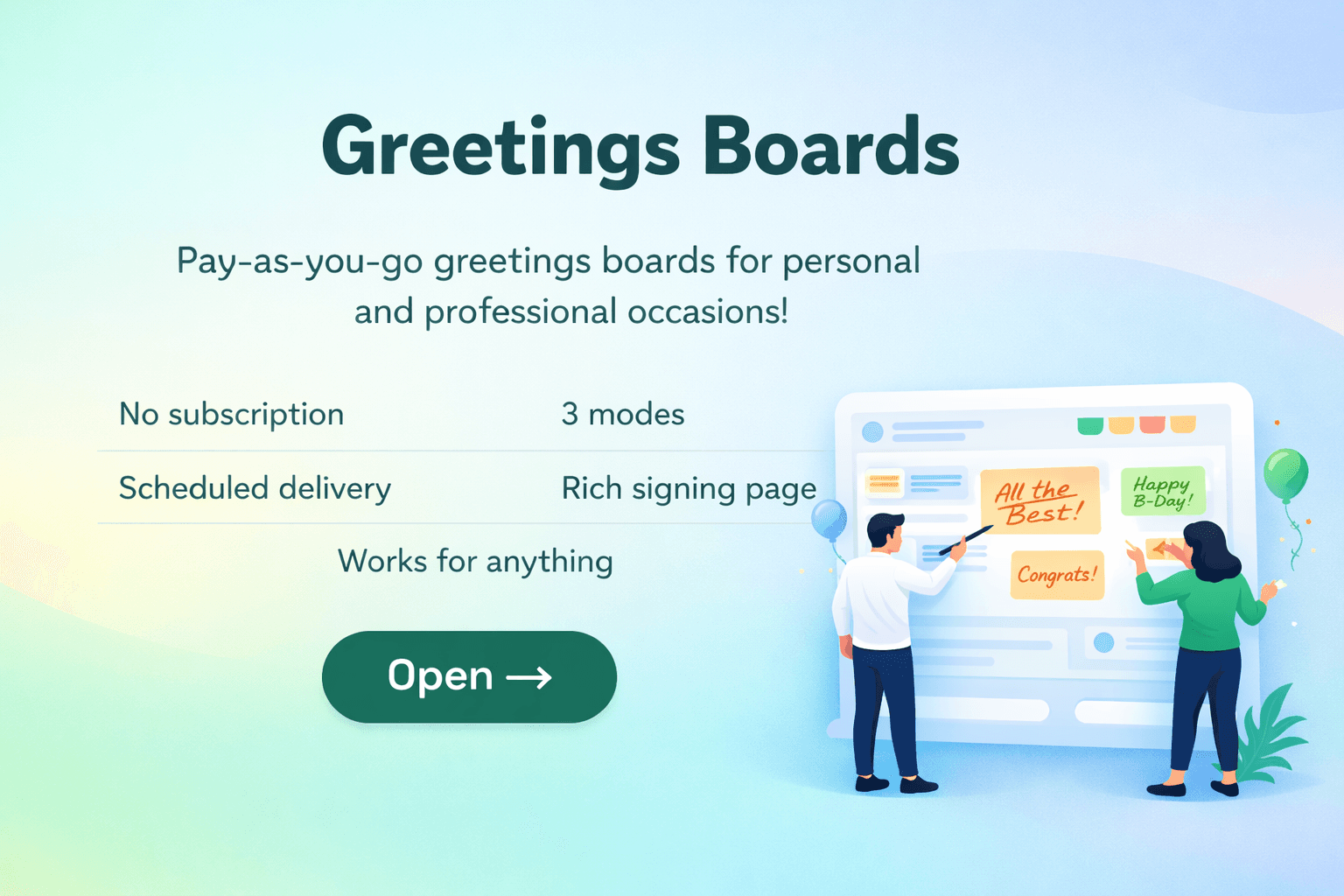Greetings Boards